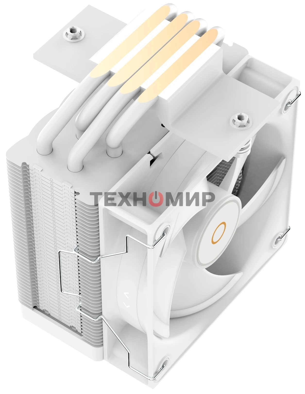 Кулер для процессора Ocypus Gaммa A40 WH ARGB Gaммa-A40-WH1AAWN00X-GL белый 100мм алюминий+медь 29,5db 4-pin 200W 133мм