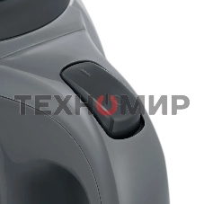 Чайник электрический Kitfort КТ-6762 3 л, 2000 Вт, серый/серебристый корпус: стекло/металл/пластик