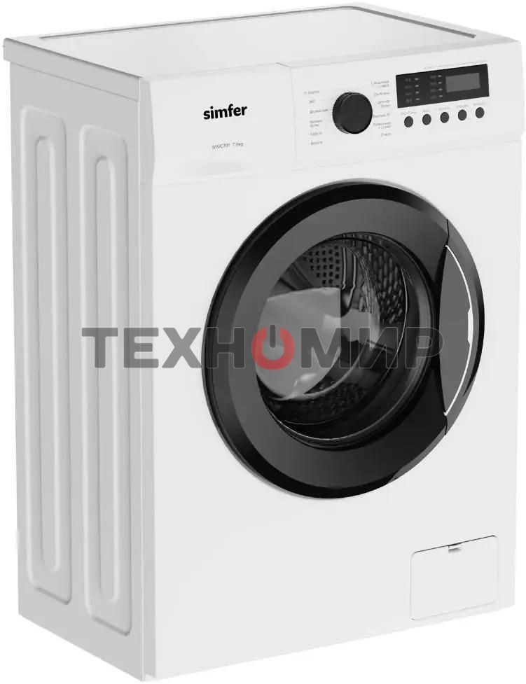 Стиральная машина Simfer WWC701 класс: A+++ загр.фронтальная макс.:7кг белый