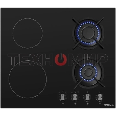 Комбинированная варочная панель HOMSair HG641VBK независимая, черный