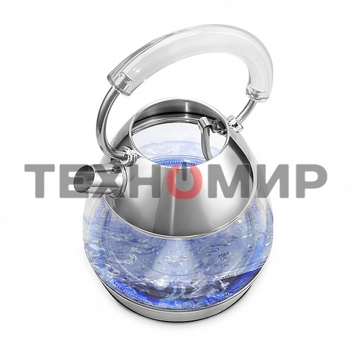 Чайник электрический BQ KT1737G стальной. Чайник, Мощность: 2200 Вт, Объем: 1.7 л