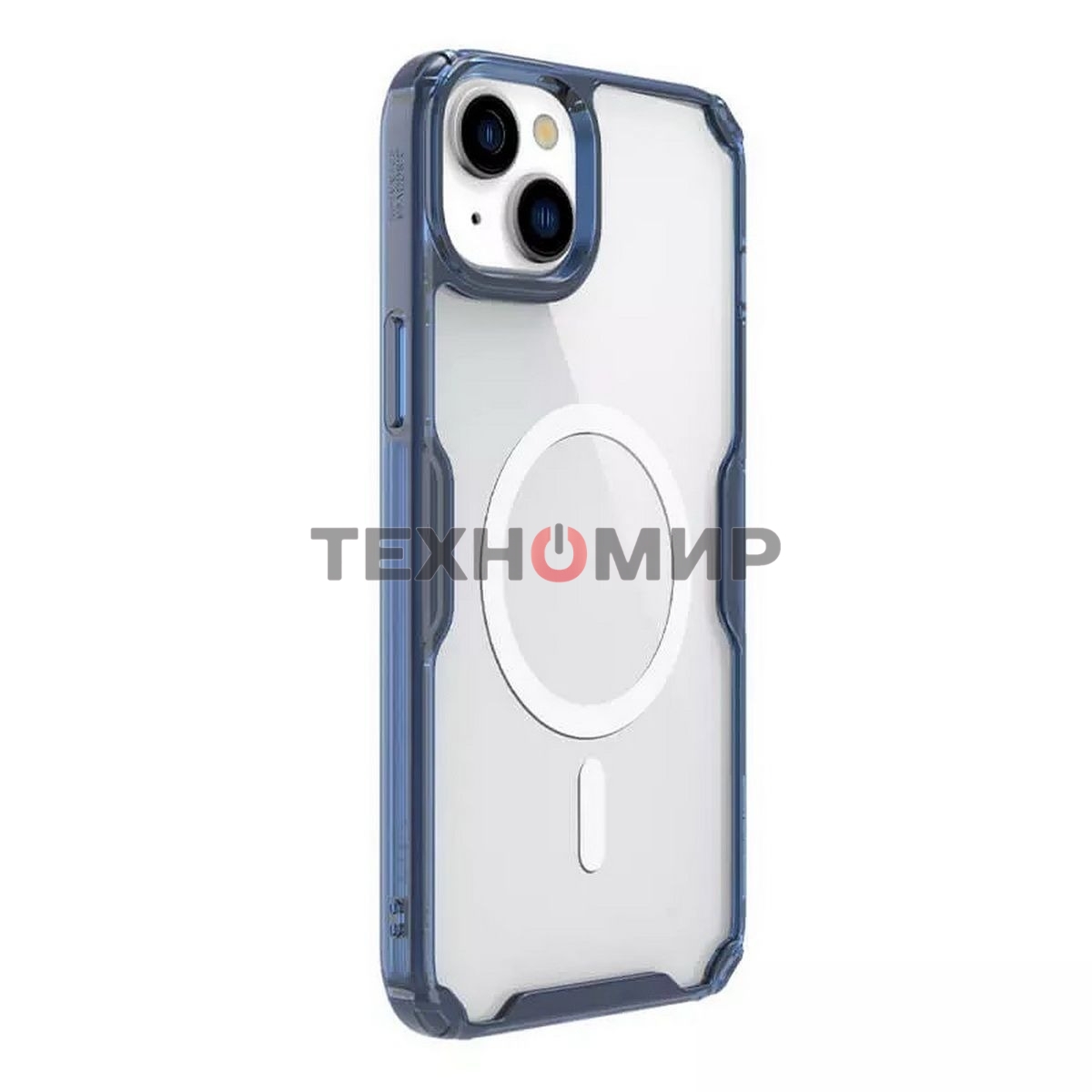 Чехол Nature TPU Pro Magnetic Case, синий, (AP IP15)