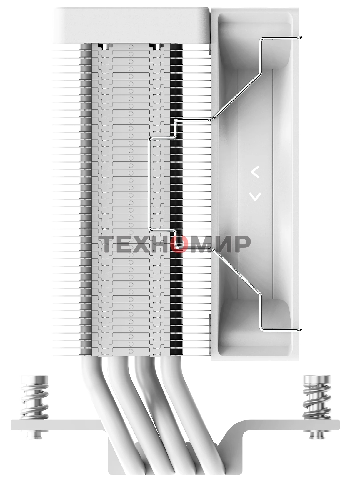 Кулер для процессора Ocypus Gaммa A40 WH ARGB Gaммa-A40-WH1AAWN00X-GL белый 100мм алюминий+медь 29,5db 4-pin 200W 133мм