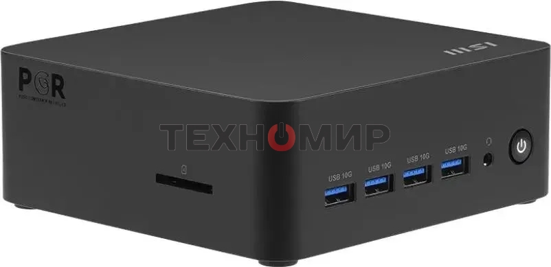 Мини ПК MSI Cubi Z AI 8M-008XRU Ryzen 5 8645HS (4.3) 16Gb SSD 512Gb 760M без ОС WiFi BT 120W (9S6-B03231-019)