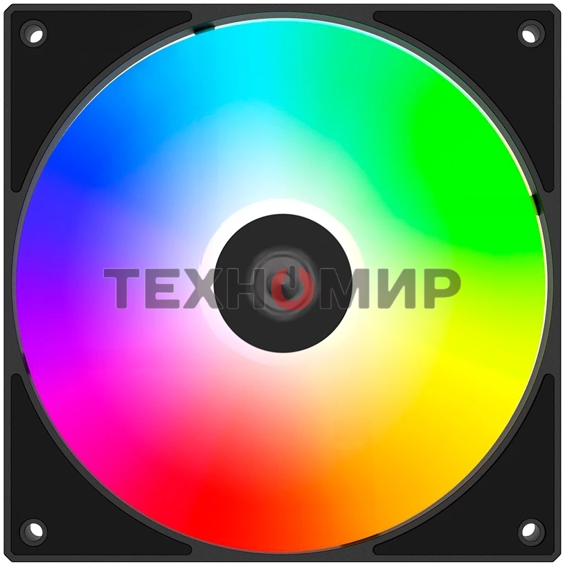 Вентилятор для корпуса ID-COOLING AS-140-ARGB-K черный, 140 мм, 1800 об/мин, 24.9 дБ, 4 pin
