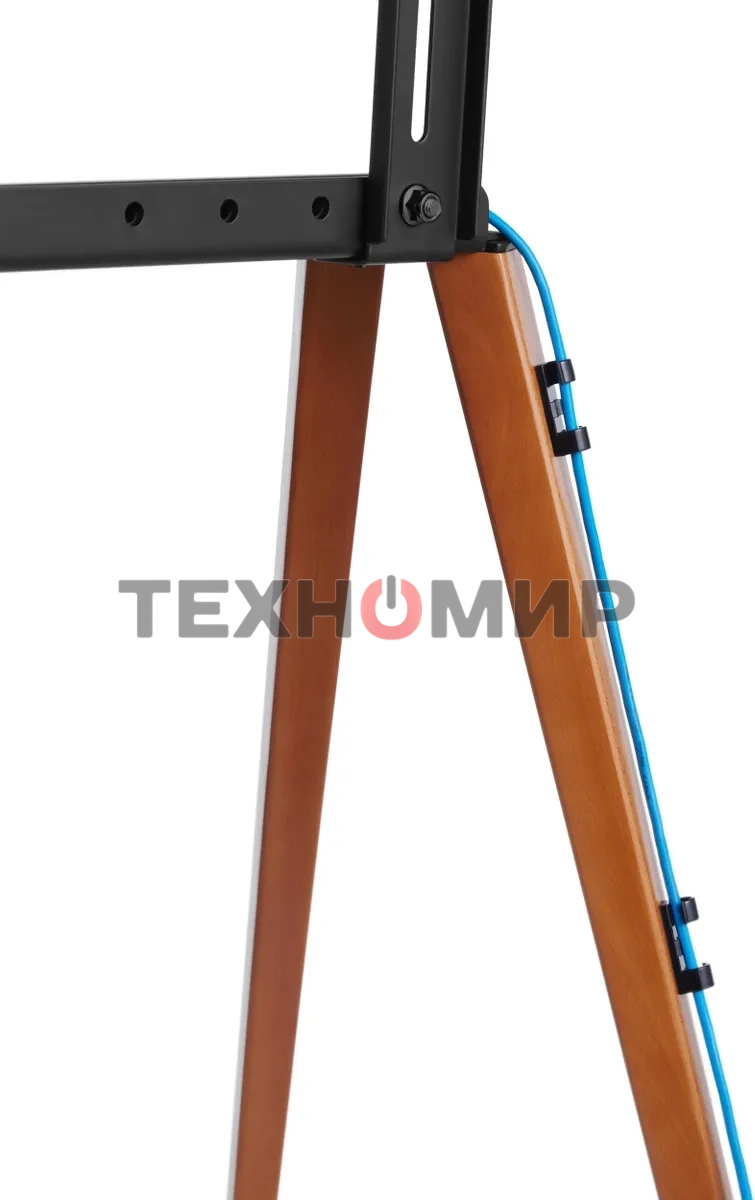 Подставка для телевизора Cactus CS-ST3646BKWN черный/орех, 49