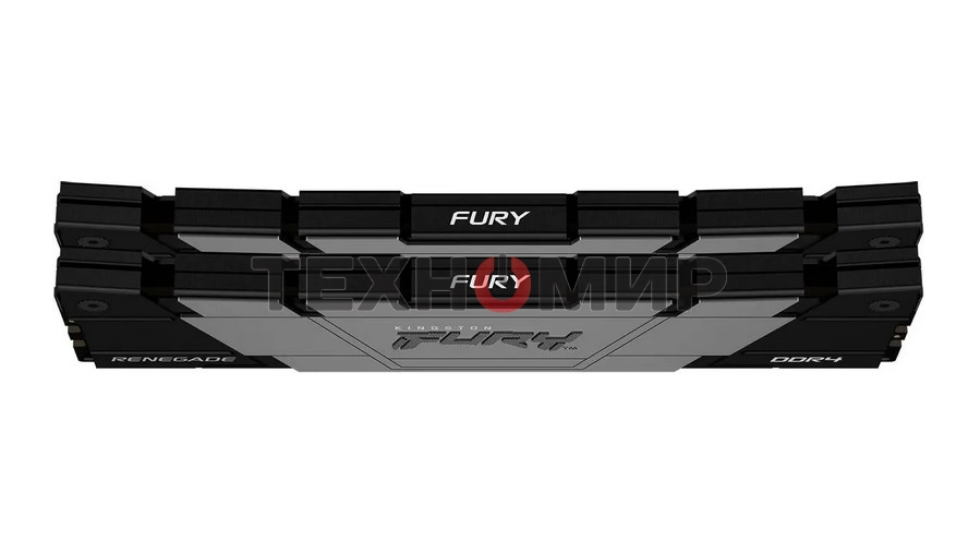 Оперативная память Kingston Fury Renegade, DDR4, 64Gb (2x32Gb), 3600MHz, CL18, DIMM, с радиатором, черный