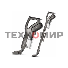 Пылесос вертикальный Deerma DX700S черный, питание от сети, 600 Вт, уборка сухая, пылесборник 0.8 л