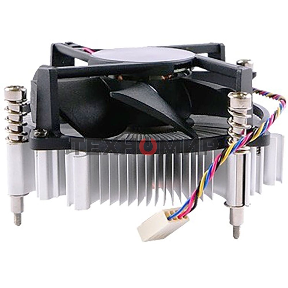 Кулер для процессора ADVANTECH 1960053207N001 серебристый, 120 мм, алюминий/медь, 4400 об/мин, 3 pin, 65 Вт, 46 мм