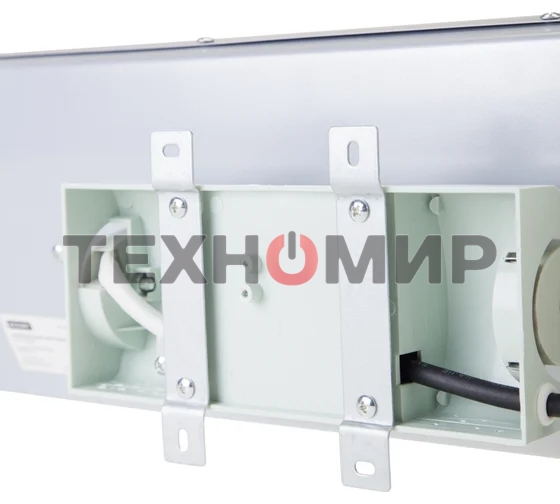 Обогреватель инфракрасный панельный Rexant серый, кварцевый, 1500 Вт, 20 м2, 3 режима обогрева