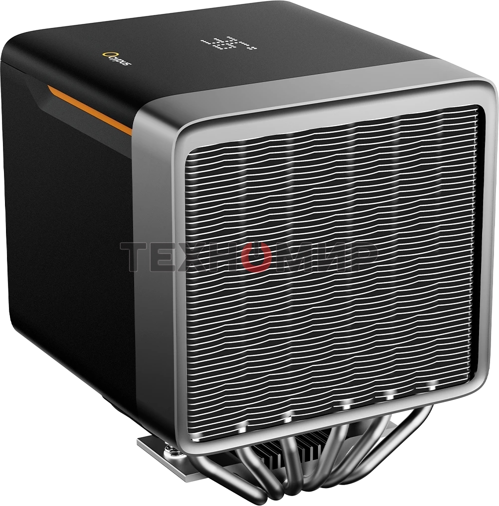 Кулер для процессора Ocypus Delta A62 EX BK Digital, 2x120мм ARGB FAN, Top Display Panel, 6 HEAT PIPES, 4-PIN PWM, 600-1800 RPM, 31DBA, HYDRO BEARING, LGA115X/1200/1700/18XX, AM4/AM5