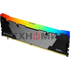 Оперативная память Kingston Fury Renegade, DDR4, 8GB (1x8GB), 3600MHz, CL16, DIMM, с радиатором, RGB, серебристый/черный