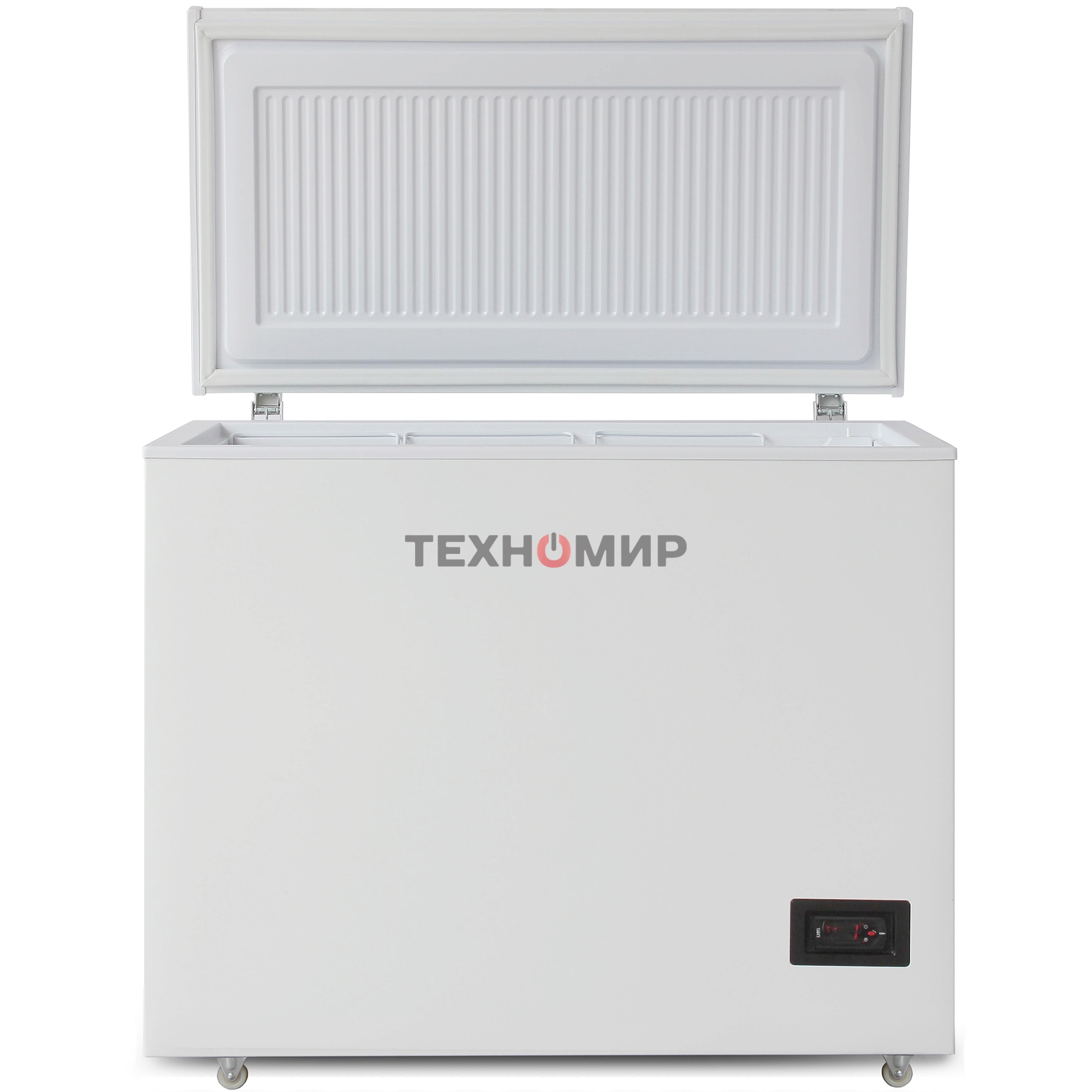Морозильный ларь Бирюса Б-210KDN, белый с глухой крышкой, 160 л