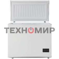 Морозильный ларь Бирюса Б-210KDN, белый с глухой крышкой, 160 л