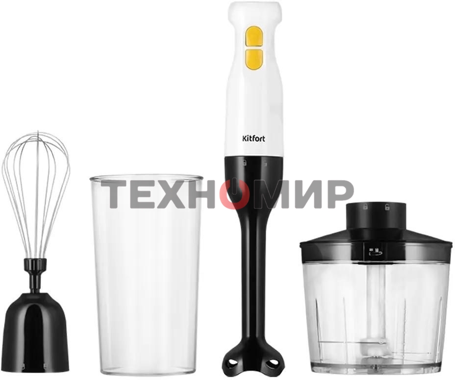 Блендер погружной Kitfort КТ-3511 250Вт белый/черный