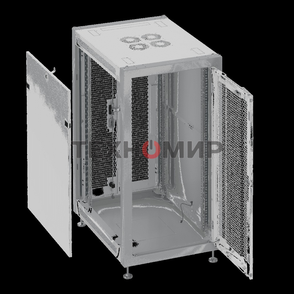 Шкаф коммутационный Sysmatrix SL 6615.733 напольный 15U 600x600 мм пер. дв. перфор. задн. дв. перфор. 800 кг серый 450 мм 37 кг 800 мм IP20 металл