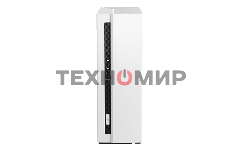 Сетевое хранилище SMB QNAP TS-133 NAS 1 HDD tray. ARM 4-core Cortex-A55 1.8GHz, ram 2 Gb (max), 1x1GbE, 1xUSB 2.0 port,1xUSB 3.2 Gen 1