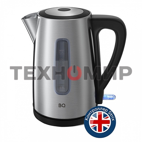 Чайник электрический BQ KT1800S стальной/черный