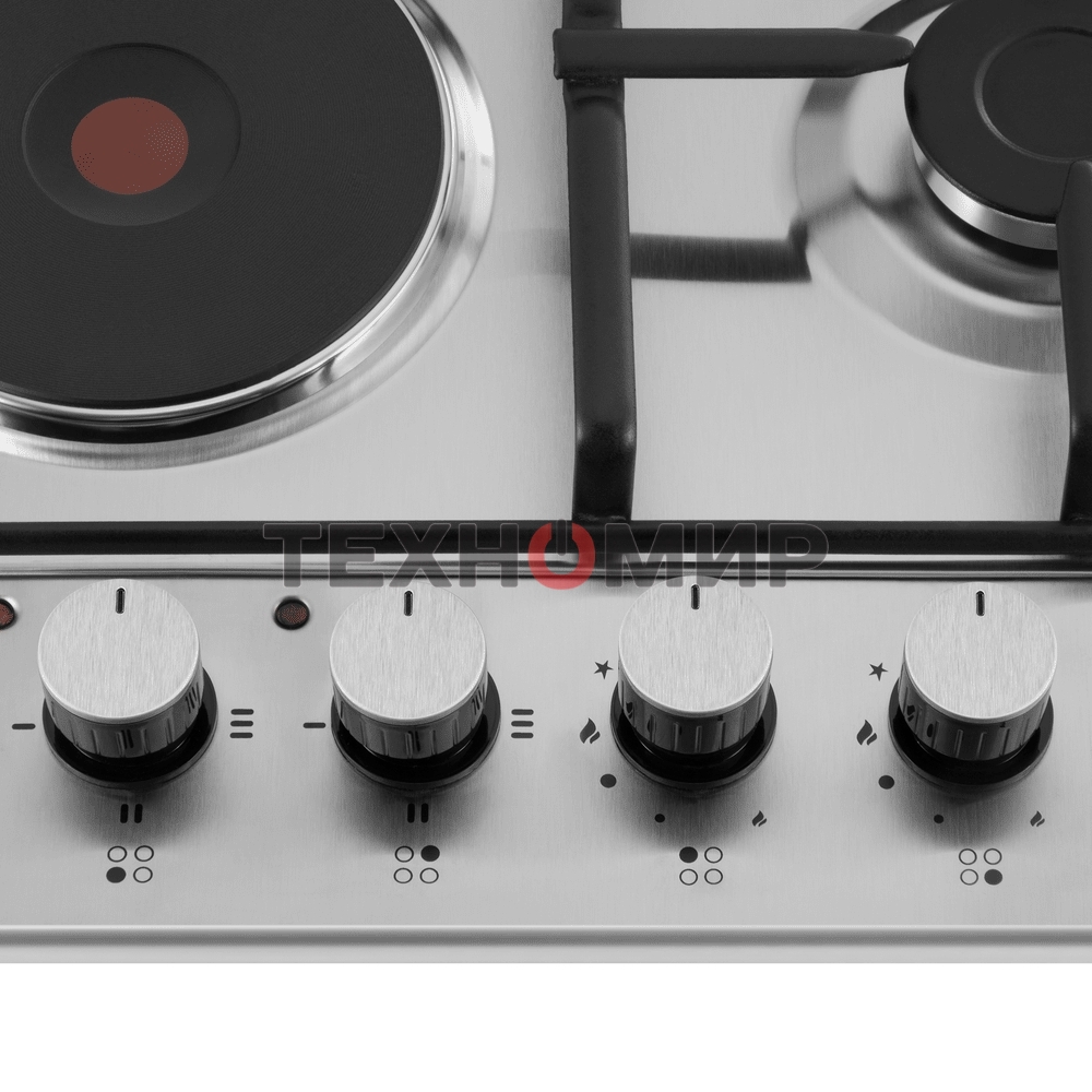 Комбинированная варочная панель Maunfeld EEHS.64.5ES/KG независимая, нержавеющая сталь