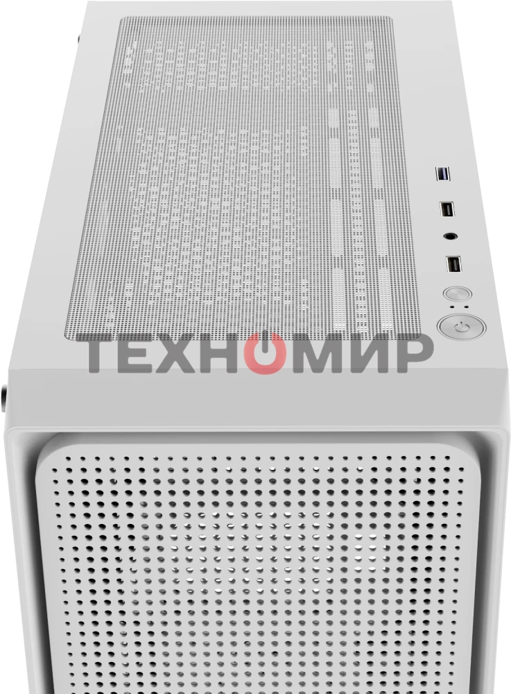 Компьютерный корпус Ocypus Gaммa C50 без БП белый (Gaммa-C50-WHG000XX-GL)