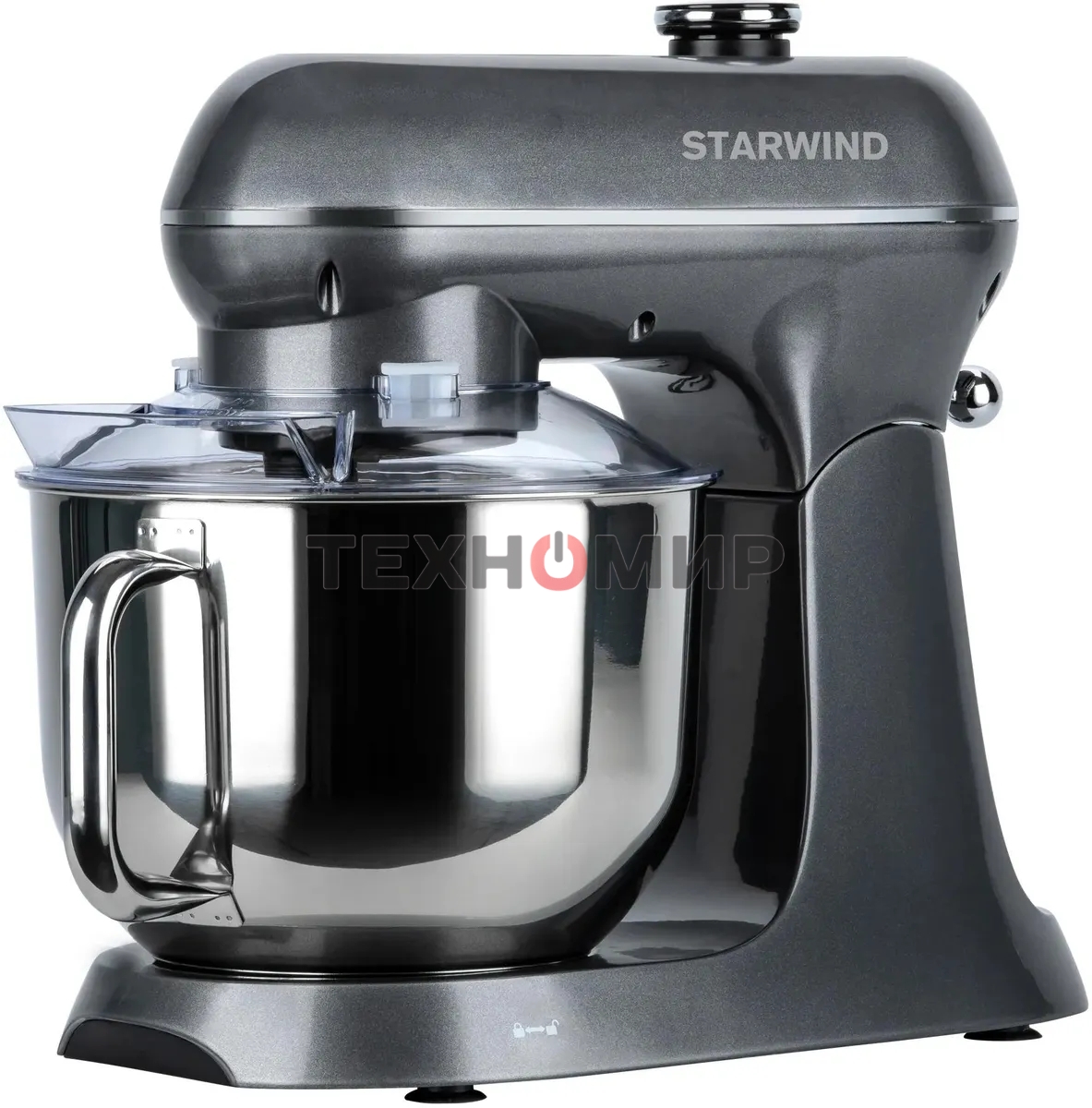 Миксер планетарный Starwind SPM4171 1200 Вт, серебристый