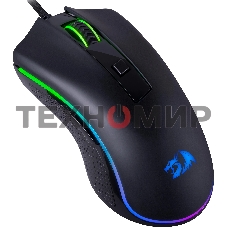 Мышь проводная Redragon Cypher, черный, 12800 dpi, USB, кнопки - 7