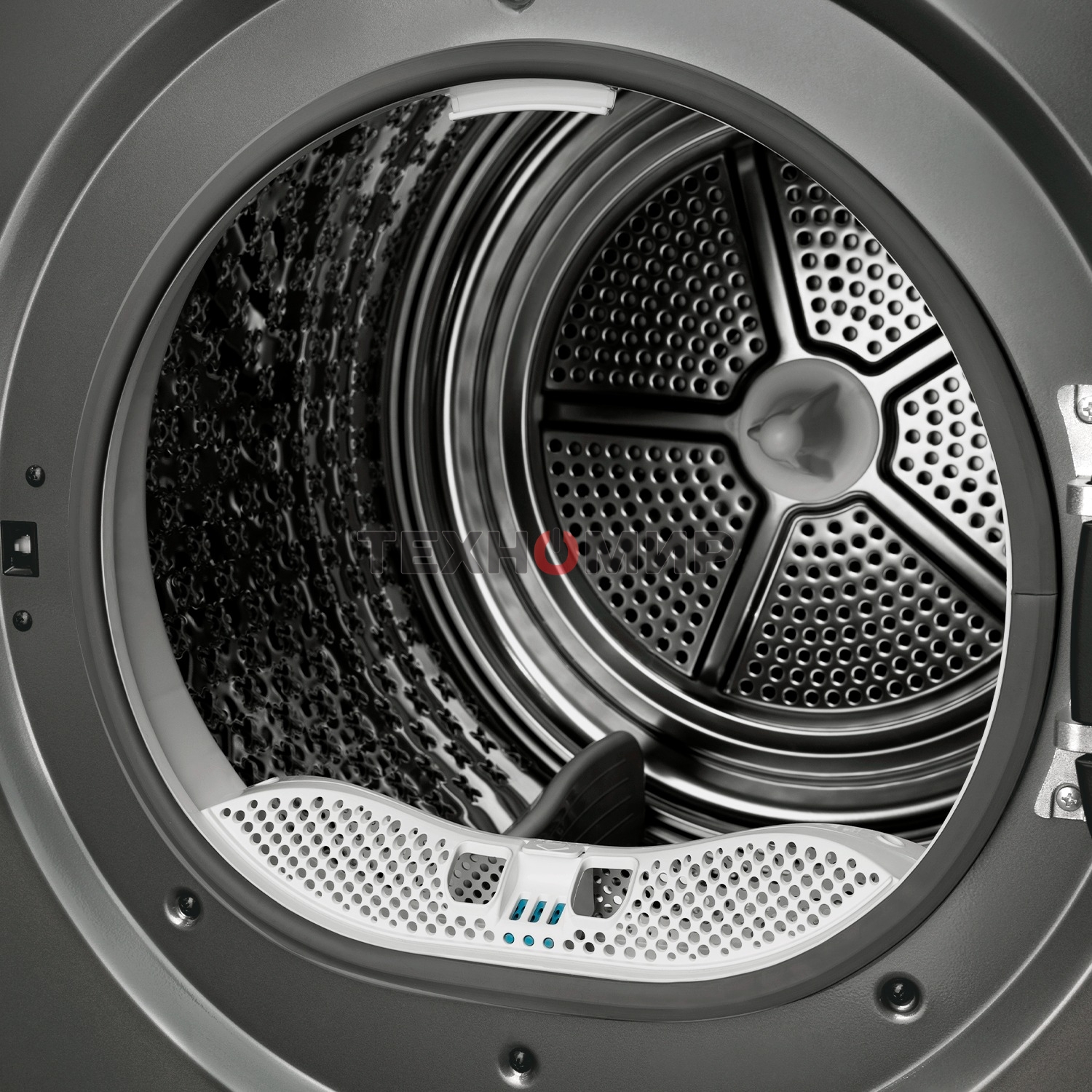 Сушильная машина LEX LDM12GrBlThD серый, 10 кг, сушка - конденсационная, программ - 16, 60 x 85 x 62 см