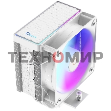 Кулер для процессора Ocypus Gaммa A40 WH ARGB Gaммa-A40-WH1AAWN00X-GL белый 100мм алюминий+медь 29,5db 4-pin 200W 133мм