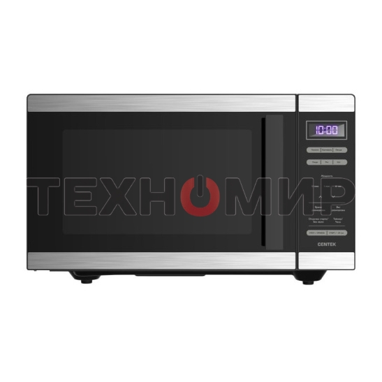 Микроволновая печь Centek CT-1566 черный/сталь, 20 л, 800 Вт, переключатели - сенсор