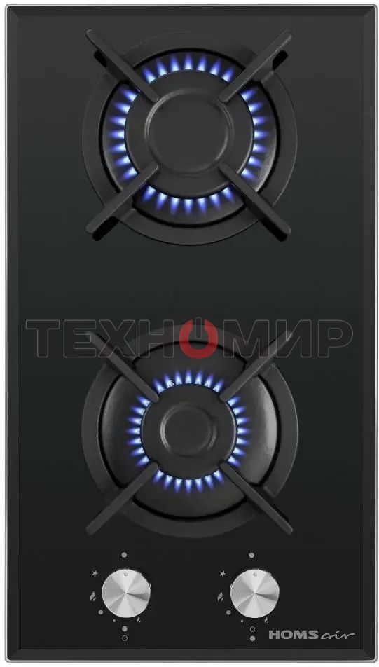 Газовая варочная панель HOMSair HGG321BK независимая, черный