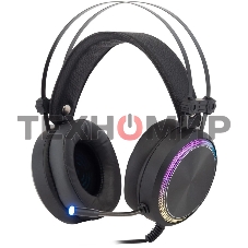 Наушники с микрофоном Oklick/Оклик HS-L810G ANONYMOUS черный 2.2м мониторные оголовье