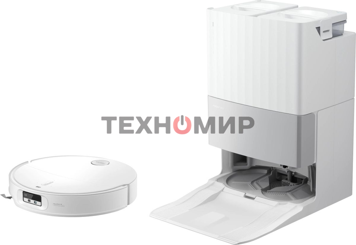 Пылесос-робот Roborock Qrevo EdgeT 60Вт белый (в компл.:1мешок)