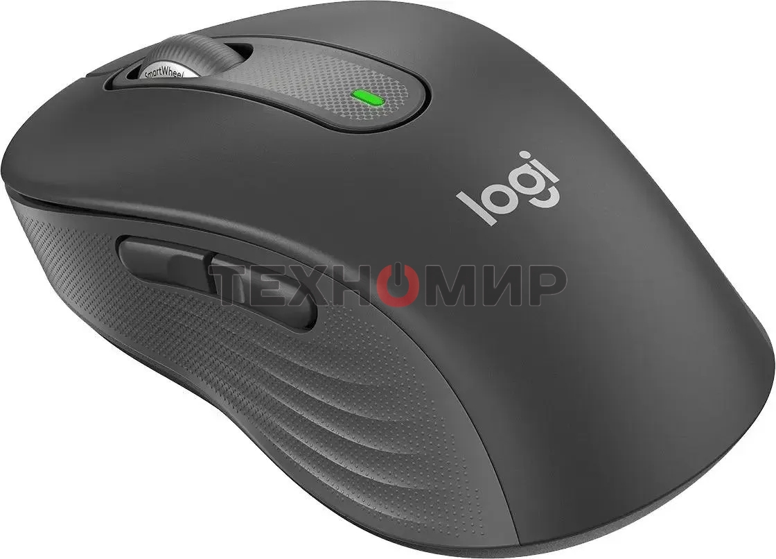 Мышь беспроводная Logitech Signature M650 графитовый, 4000 dpi, радиоканал, Bluetooth, USB, кнопки - 5