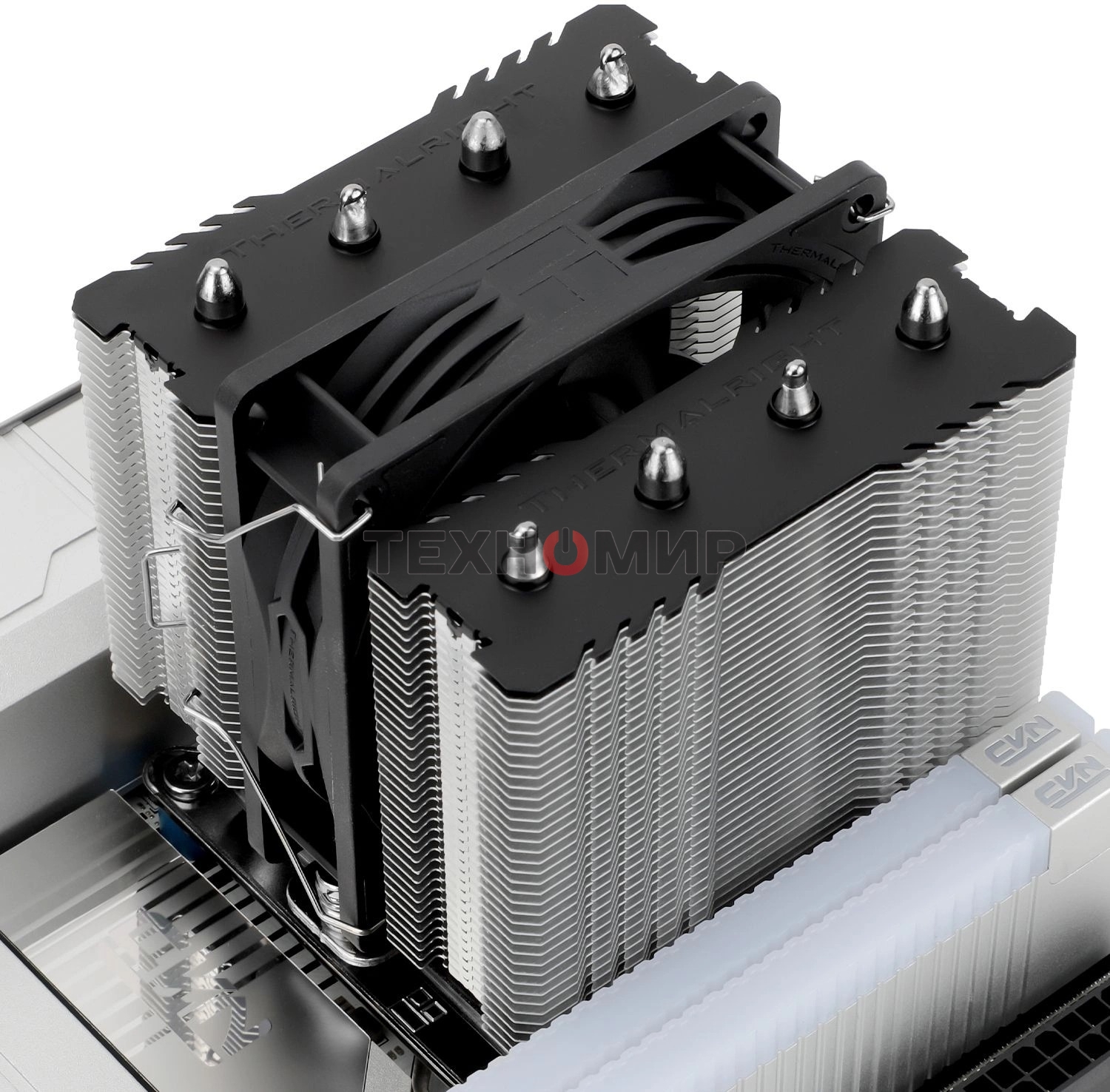 Устройство охлаждения(кулер) Thermalright Peerless Assassin 90 SE Soc-AM5/AM4/1151/1200/1700 серебристый 4-pin 23.85dB Al+Cu Ret (PA90-SE)