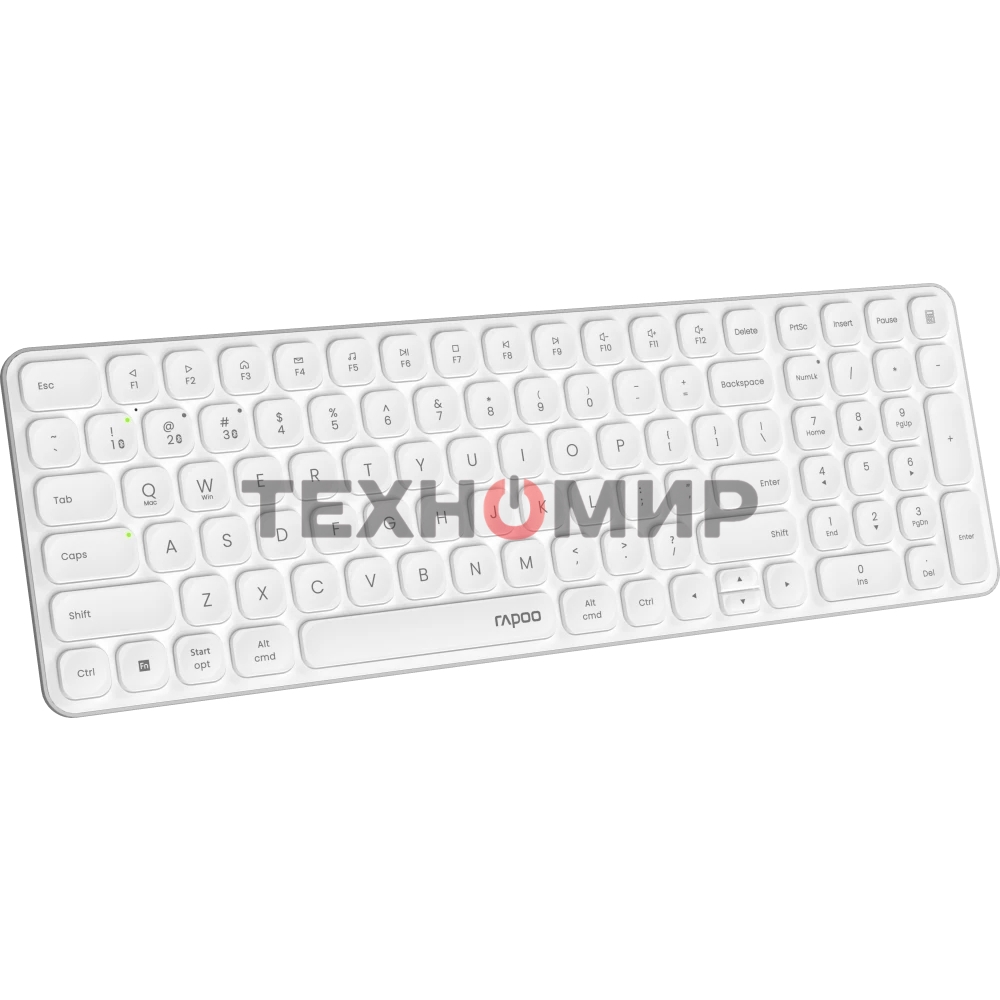 Клавиатура Rapoo E9310M беспроводная, Bluetooth, белый