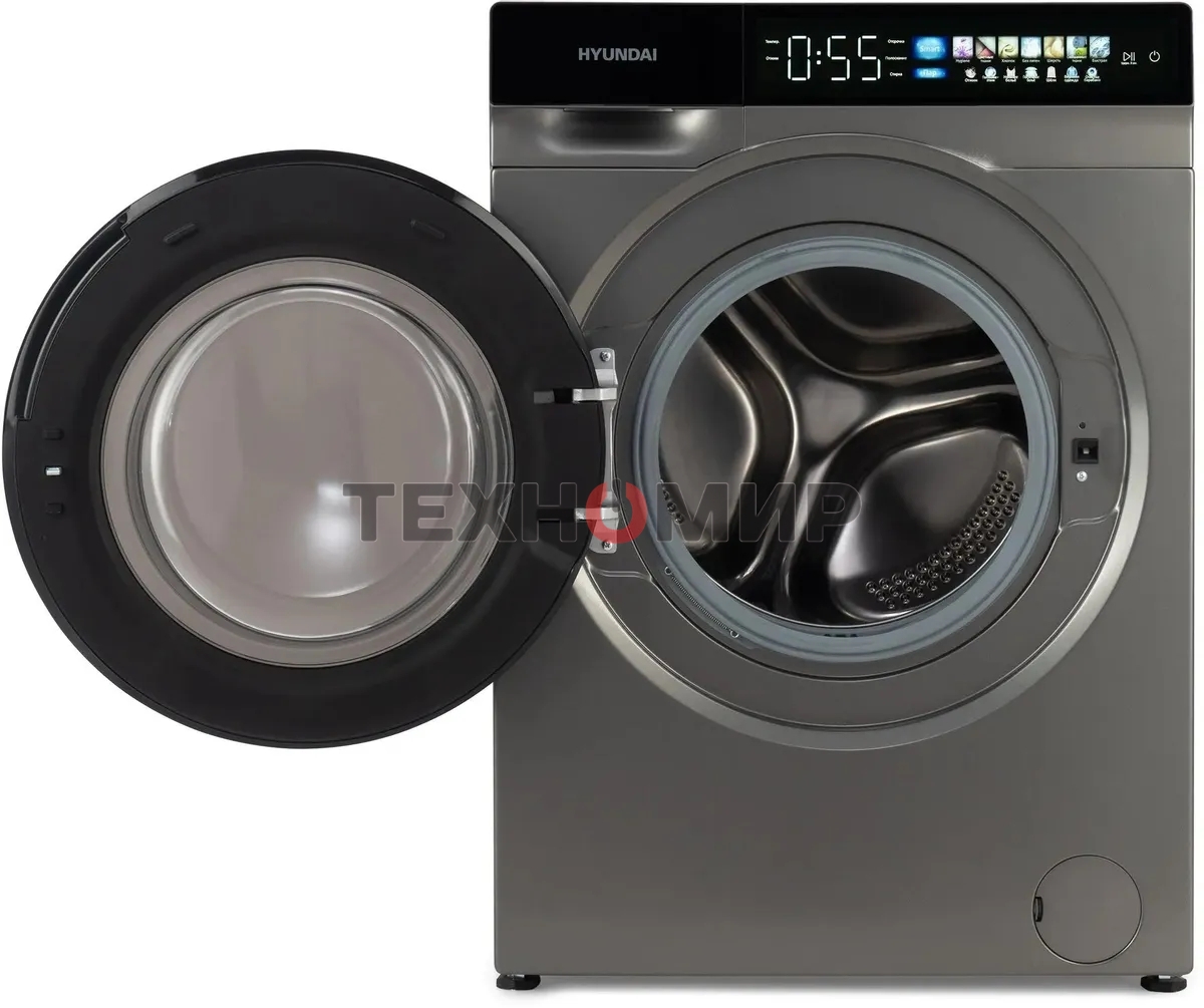Стиральная машина Hyundai WFE9230 Dark Gray серый, загр. фронтальная макс.: 10 кг 1200 об/мин класс: А+++