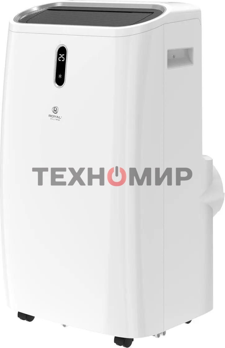 Мобильный кондиционер Royal Clima RM-ST39CH-E 13000 BTU, 39 м², 54 дБ, охлаждение, осушение, белый
