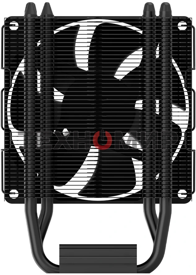 Кулер ZALMAN CNPS4X BLACK V2, 92мм FAN, 3 HEAT PIPES, 4-PIN PWM, 800-2000 RPM, 29DBA, HYDRO BEARING, LGA1851/1700, AM5/AM4, screw type installation