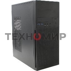 Компьютерный корпус MidiTower Powerman DA812BK черный PM-500ATX-F 2хUSB 2.0+2хUSB 3.0 Audio ATX