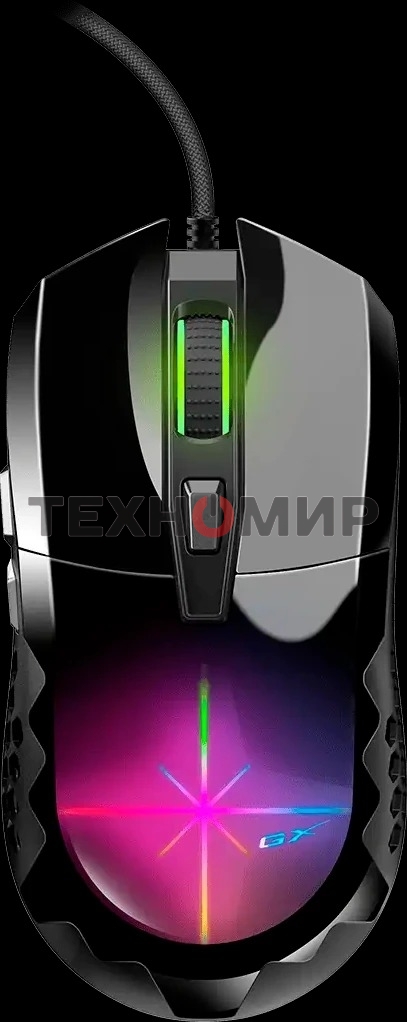 Мышь проводная Genius Scorpion M715 черный, 7200 dpi, USB, кнопки - 6