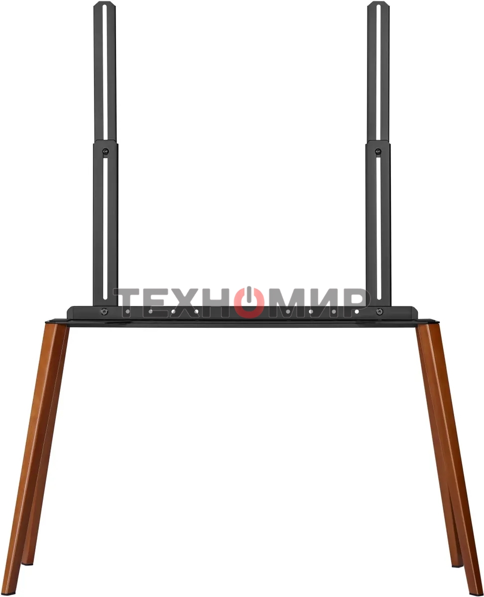 Подставка для телевизора Cactus CS-ST3646BKWN черный/орех, 49