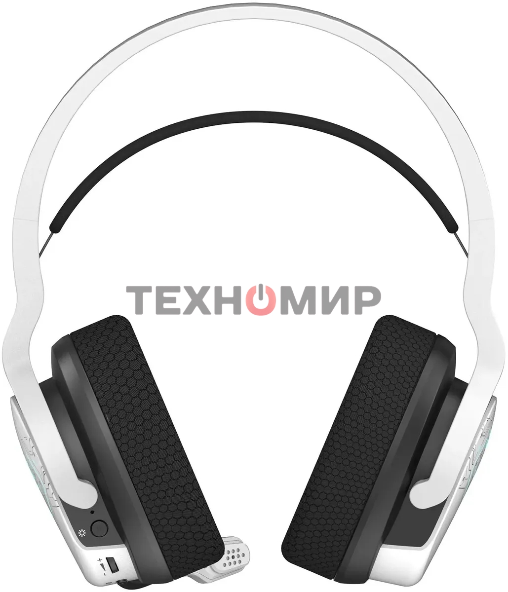 Наушники с микрофоном A4Tech Bloody GR370 белый мониторные BT оголовье (GR370)