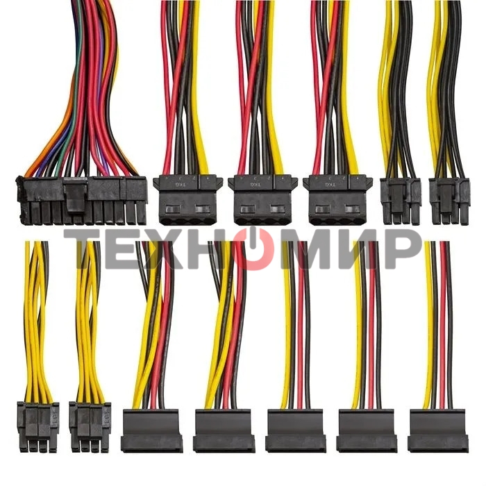 Блок питания ExeGate UN500 (EX244555RUS), 500Вт, 120мм, серебряный