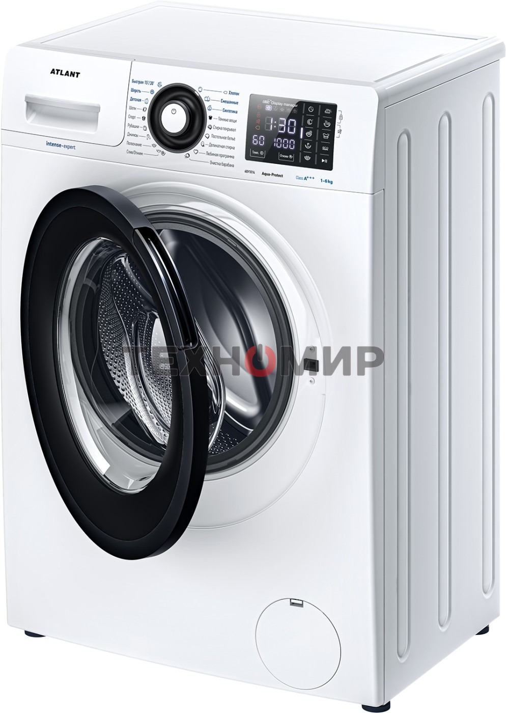 Стиральная машина Atlant СМА 60У1014-02 белая, загрузка фронтальная 6кг, 1000 об/мин., класс: A
