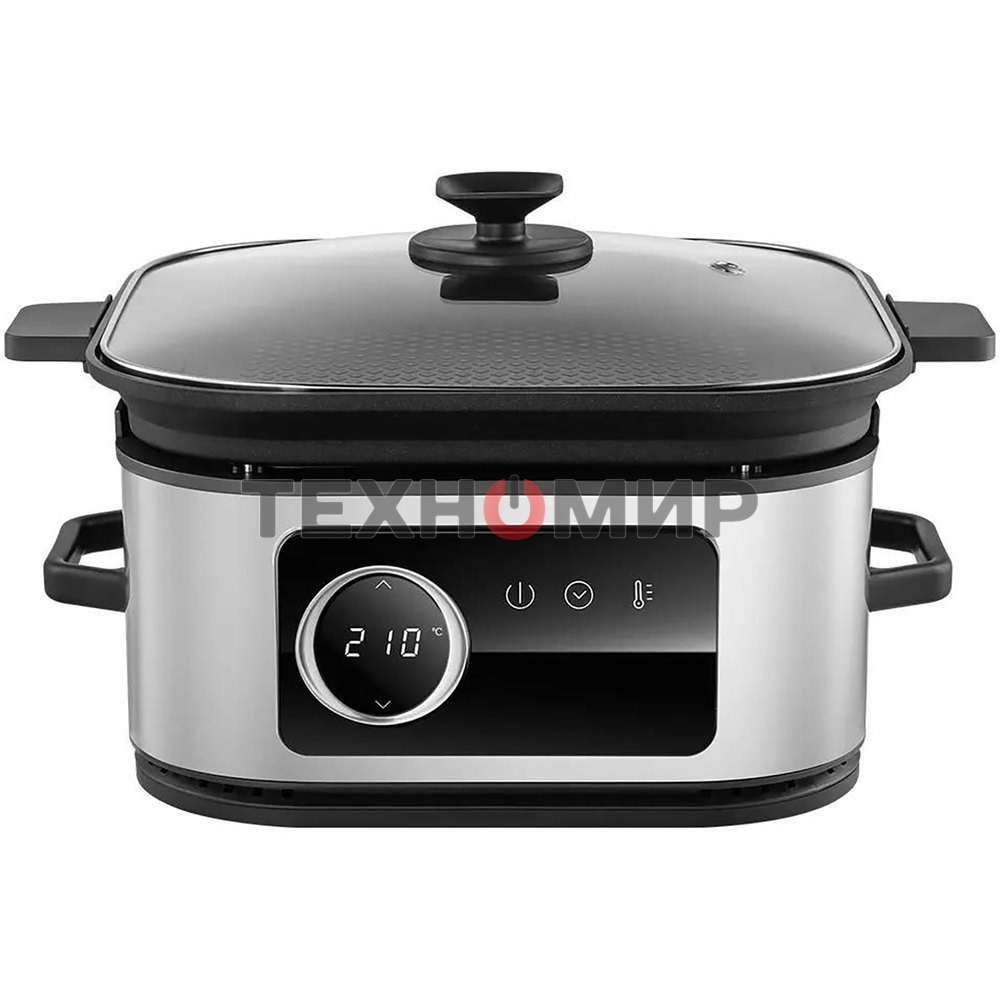 Аэрогриль Kitfort КТ-8127 1930Вт черный/серебристый