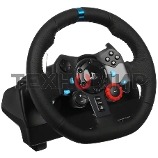 Руль LOGITECH G29 игровой (USB, для PS и PC, педали, виброотдача, 941-000113/941-000112/941-000142)