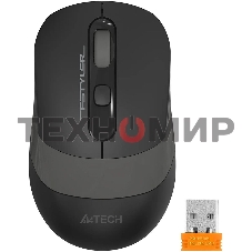 Мышь беспроводная A4Tech Fstyler FG10S черный/серый, 2000 dpi, радиоканал, USB, кнопки - 4