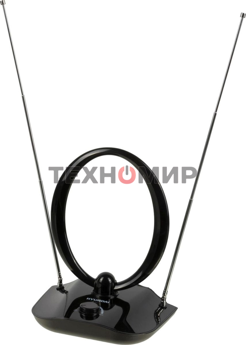 Антенна телевизионная Hyundai H-TAI400 30дБ активная черный