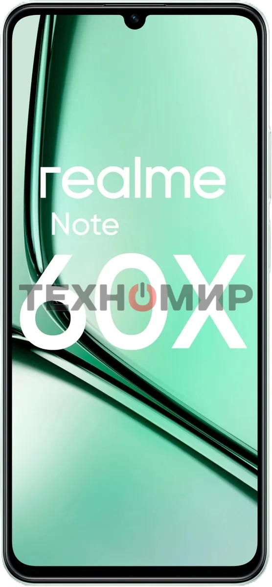 Смартфон Realme Note 60х, 3/64Gb, зеленый
