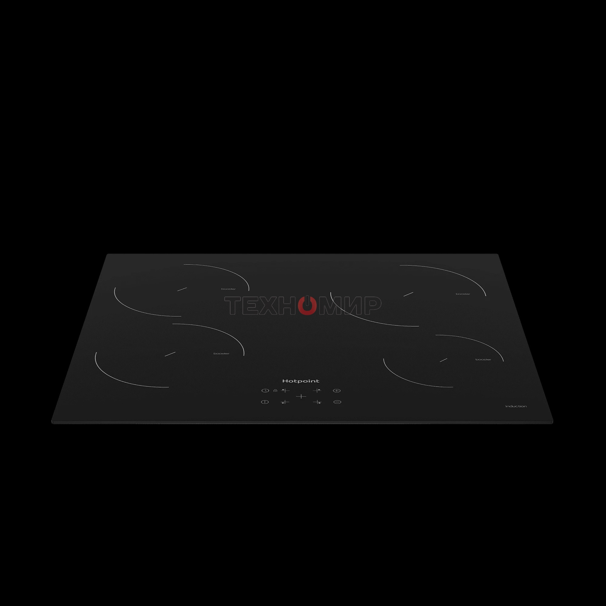 Встраиваемая индукционная варочная панель Hotpoint HQ 1460S NE, Черный